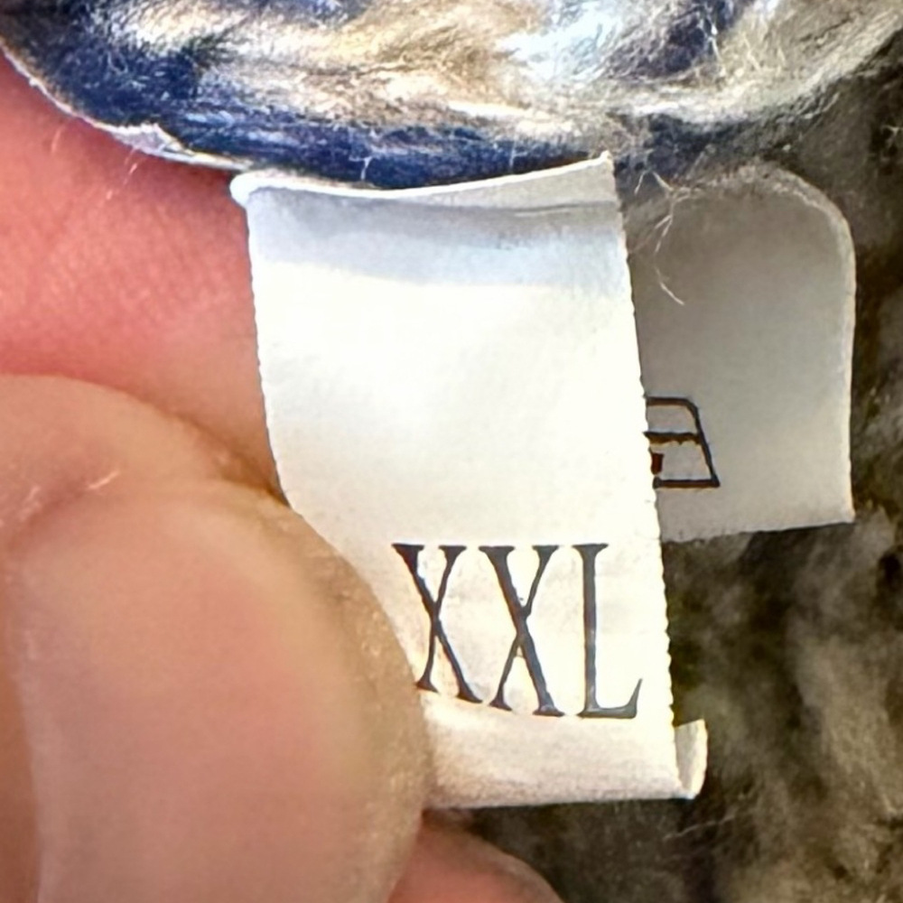 Navy Blue and Cream Fair Isle Crewneck Sweater - Picture 7 of 7